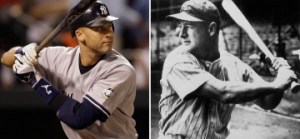 Derek Jeter, Lou Gehrig Jeter and Gehrig, the spirit of the Yankees